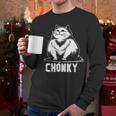 Chonk Fat And Hairy Cat Cats Kittens Dad Graphic Mom Funny Men Long Sleeve T-Shirt Chonk Fat And Hairy Cat Cats Kittens Dad Graphic Mom Funny Men Long Sleeve T-Shirt