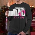 Cool Parent Apparel Proud New Dad It's A Girl Classic Fit Short Sleeve Crew Neck T-Shirt Small Men Long Sleeve T-Shirt