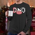 Cow Mom Or Dad Birthday Farm Birthday Party Men Long Sleeve T-Shirt