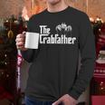 Crab Fishing Dad The Crabfather Men Long Sleeve T-Shirt Crab Fishing Dad The Crabfather Men Long Sleeve T-Shirt