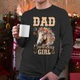 Cute Dad Of The Birthday Girl Horse Family Party Men Long Sleeve T-Shirt