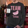 Cute Team Tutus Gender Reveal For Mom And Dad Men Long Sleeve T-Shirt