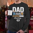 Dad 2026 Loading Expecting New Baby Announcement Men Men Long Sleeve T-Shirt