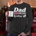 Dad To Be 2026 Loading Pink Pregnancy Reveal New Dad Daddy Men Long Sleeve T-Shirt