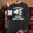 Dad Of 3 Cool Daddy Of Three Fathers Day Dad Of Three Men Long Sleeve T-Shirt