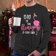 Dad Of B-Day Girl Flamazing Pink Flamingo Birthday Party Men Long Sleeve T-Shirt Dad Of B-Day Girl Flamazing Pink Flamingo Birthday Party Men Long Sleeve T-Shirt