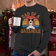 Dad Of a Basshole Basset Hound Owner Men Long Sleeve T-Shirt