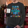 Dad Of The Birthday Boy Aquarium Sea Animals Matching Men Long Sleeve T-Shirt