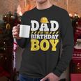 Dad Of The Birthday Boy Construction Birthday Party Hat Men Men Long Sleeve T-Shirt