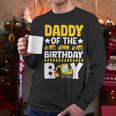 Dad Of The Birthday Boy Construction Theme Party Matching Men Long Sleeve T-Shirt