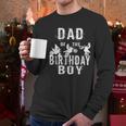 Dad Of The Birthday Boy Dirt Bike B-Day Party Men Long Sleeve T-Shirt