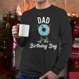 Dad Of The Birthday Boy Donut Theme Party Blue Father Men Long Sleeve T-Shirt Dad Of The Birthday Boy Donut Theme Party Blue Father Men Long Sleeve T-Shirt