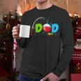 Dad Of The Birthday Boy Birthday Fishing Family Men Long Sleeve T-Shirt