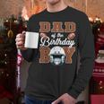 Dad Of The Birthday Boy Football Party Family Matching Men Long Sleeve T-Shirt