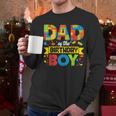Dad Of The Birthday Boy Master Builder Kids Building Blocks Men Long Sleeve T-Shirt