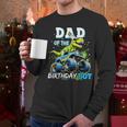 Dad Of The Birthday Boy Monster Truck Dinosaur PartyRex Men Long Sleeve T-Shirt