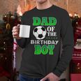 Dad Of The Birthday Boy Soccer Stars Outfit Men Long Sleeve T-Shirt