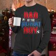 Dad Of The Birthday Boy Spider Web Birthday Party Matching Men Long Sleeve T-Shirt