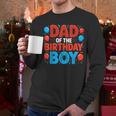 Dad Of The Birthday Boy Spider Web Party Men Long Sleeve T-Shirt
