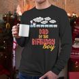 Dad Birthday Boy Train I'm 2 Two Yr Old Chugga Engine Men Long Sleeve T-Shirt