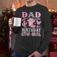 Dad Of The Birthday Cow-Girl Rodeo Cowgirl Bday Men Long Sleeve T-Shirt
