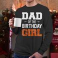 Dad Of The Birthday Girl Basketball Dad Family Matching Men Long Sleeve T-Shirt