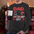 Dad Of The Birthday Girl Family Ladybug Birthday Men Long Sleeve T-Shirt