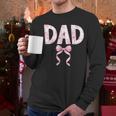 Dad Birthday Squad Matching Coquette Bow Family Party Men Long Sleeve T-Shirt Dad Birthday Squad Matching Coquette Bow Family Party Men Long Sleeve T-Shirt