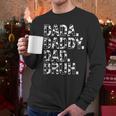 Dad Dada Daddy Bruh Papa Cow Daddy Love Cows Dad Cow Print Men Long Sleeve T-Shirt