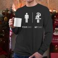 My Dad Is A DJ Disk Jockey DJ T-Shirt Men Long Sleeve T-Shirt