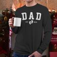 Dad Est 2026 Baby Feet First Time Daddy Men Long Sleeve T-Shirt