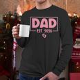 Dad Est 2026 Logo Daddy 2026 Soon To Be New Father 2026 Men Long Sleeve T-Shirt