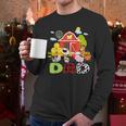 Dad Farm Animal Birthday Family Matching Party Men Long Sleeve T-Shirt