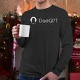 Dad GPT Bald AI Men Long Sleeve T-Shirt