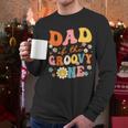 Dad Of The Groovy One 1st Birthday Pregnancy Announcement Men Long Sleeve T-Shirt