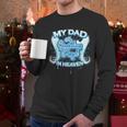 My Dad Is My Guardian Angel In Heaven Loss Father Memorial Men Long Sleeve T-Shirt