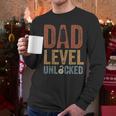 Dad Level Unlocked Father To Be New Daddy Men Long Sleeve T-Shirt