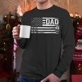 Dad The Man The Myth The Grill Master USA Flag Father's Day Men Long Sleeve T-Shirt