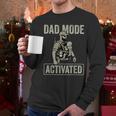 Dad Mode Activated Tactical Baby Carrier Military Father Men Long Sleeve T-Shirt