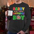 Dad And Mom Daddy Of The Birthday Boy Tee Melon Family Party Men Long Sleeve T-Shirt