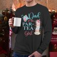 Dad Of The Par-Tea Girl Floral Tea Party Birthday Family Men Long Sleeve T-Shirt