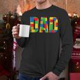 Dad Parent Brick Master Builder Building Blocks Set FamilyMen Long Sleeve T-Shirt Dad Parent Brick Master Builder Building Blocks Set FamilyMen Long Sleeve T-Shirt