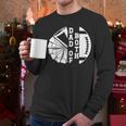 Dad Of Both Proud Football And Cheer Dad Men Long Sleeve T-Shirt