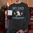 MY DAD IS A ROCKSTAR DADDY Father Sday Men Long Sleeve T-Shirt