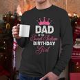Dad Of The Sweet Sixteen Birthday Girl 16th Pink Crown Men Long Sleeve T-Shirt