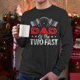 Dad Of The Two Fast Second Birthday Racing Car Family Men Long Sleeve T-Shirt