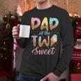 Dad Of The Two Sweet Birthday Girl Ice Cream Lovers 2nd Men Long Sleeve T-Shirt