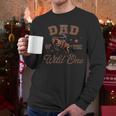 Dad Of The Wild One Cowboy Western Rodeo Party Matching Men Long Sleeve T-Shirt