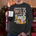 Dad Of The Wild Two Zoo 2nd Birthday Safari Jungle Animal Men Long Sleeve T-Shirt