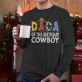 Dada 1st Birthday Cowboy Western Dada Birthday Boy Men Long Sleeve T-Shirt